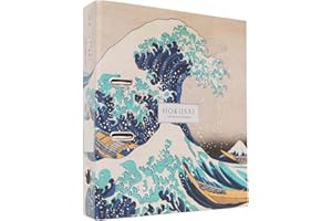 Grupo Erik Hokusai Lever Arch File - A4 File Folder - Large Documents Storage Files - 11 x 12.6 inches / 28 x 32 cm - A4 Ring Binder - 2 Ring Binder - Japanese Stationery - The Great Wave Off Kanagawa