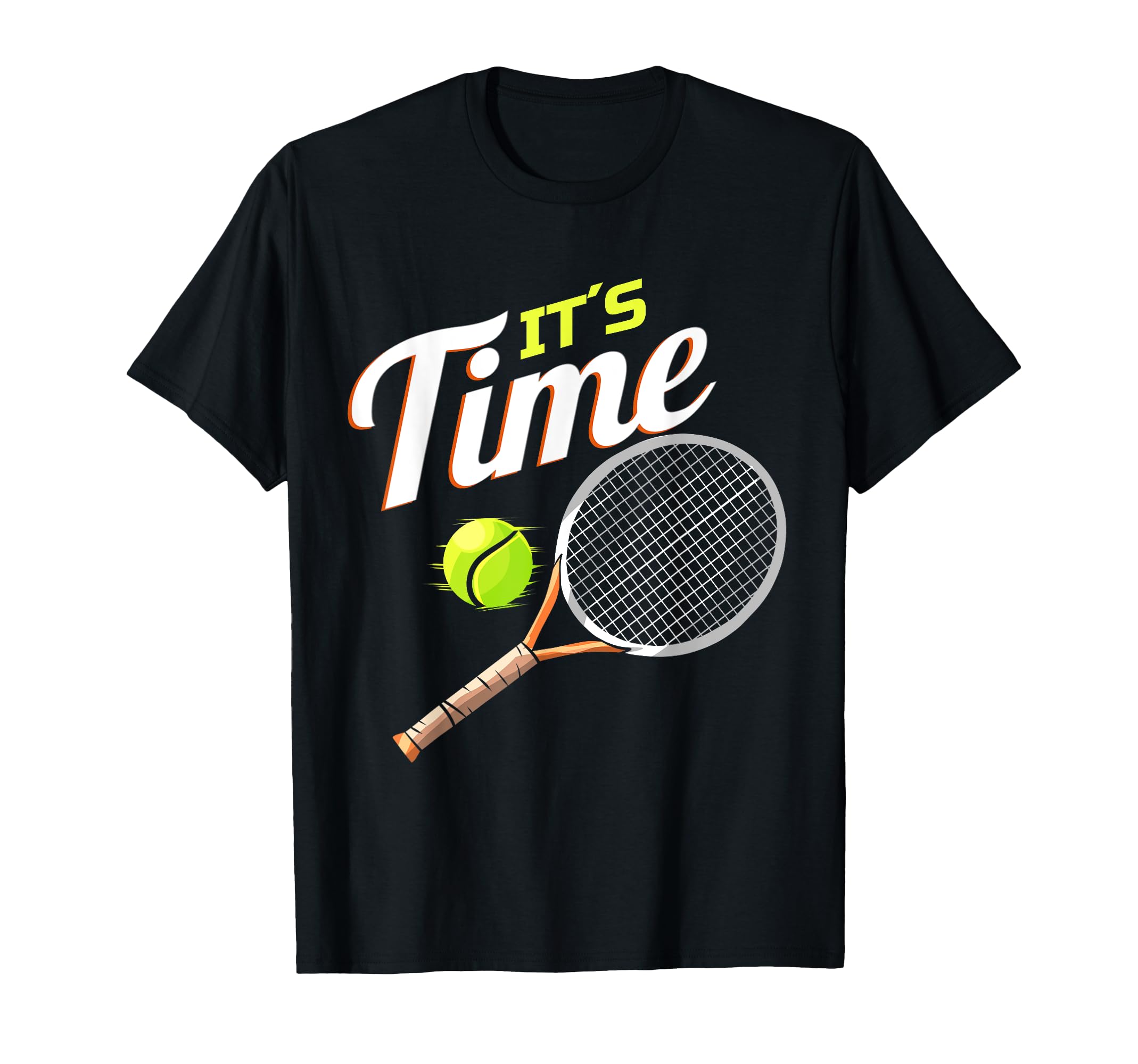 Tennis motif - tennis racket and tennis ball T-Shirt