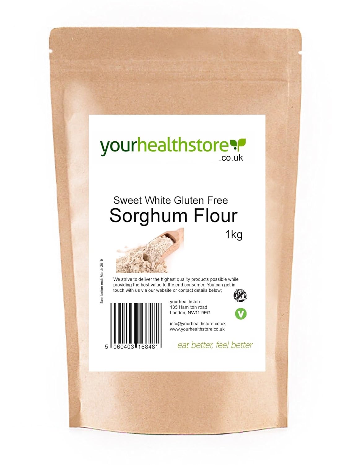 yourhealthstore Premium Whole Grain Gluten Free Flour 1kg
