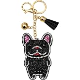 Popfizzy Bling Keychain Accessories for Women, Rhinestone & Cute Purse Charms for Handbags