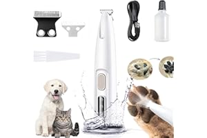 GENERIC CalmClippers for Cats - Notdusk Pet Paw Fur Trimmer, Calm Clippers are Ultra-Quiet Operation Gentle Safe Trimming, Low Noise Waterproof Rechargeable Pet Paw Trimmer with LED Display (Single Pack)