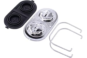 MOTOKU Chrome Brake Master Cylinder Cover Gasket for Corvette 1967-1982