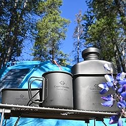 COOK'N'ESCAPE 1000ML Titanium Lightweight Portable