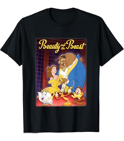 Amazon.com: Disney Beauty and The Beast Belle and Beast Silhouette