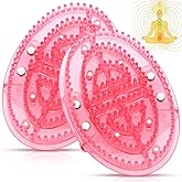 Acellegic 2 Pcs Meridian Massage Brush Magnetic Full Body Meridian Brush Beauty Salon Massage Tools for Full Body SPA Massager Relaxation(Pink)