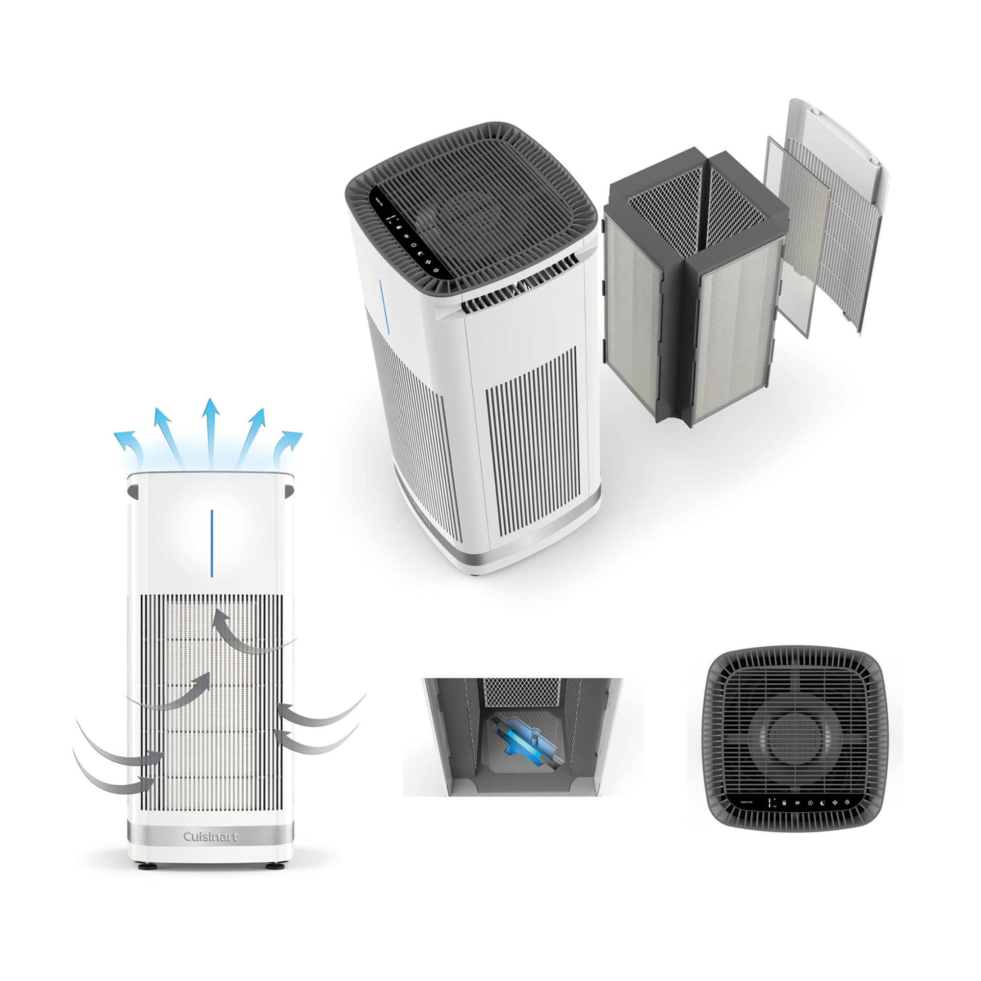 Cuisinart Air Purifier for Large Room/Home, H13 HEPA Filter, CAP-1000