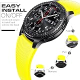 TiMOVO Yellow 22mm Silicone Strap for Samsung Galaxy Watch 46mm Gear S3 view 7
