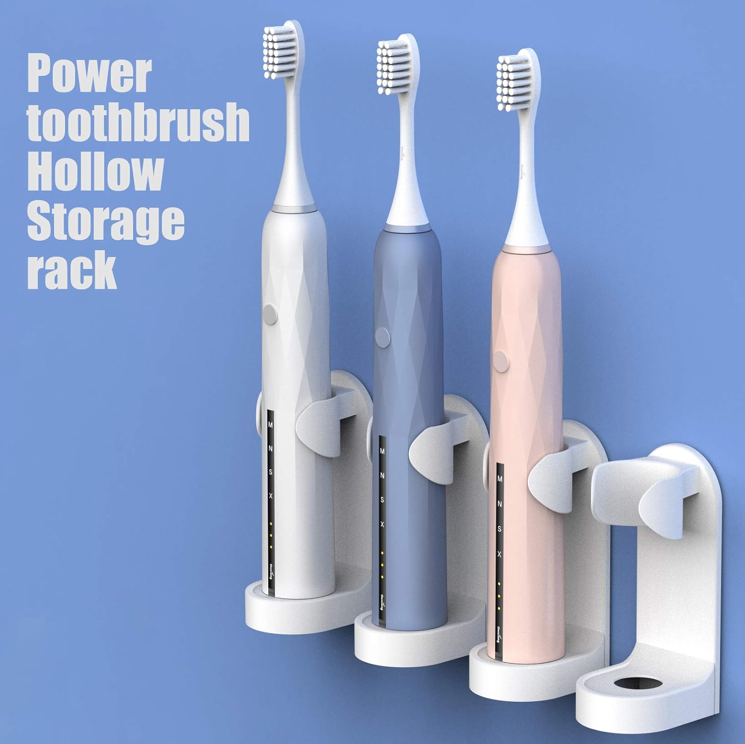 Electric Toothbrush Holders, Nincee Hollow Optimal Power Toothbrush Rack （Nail Free ）with Paste