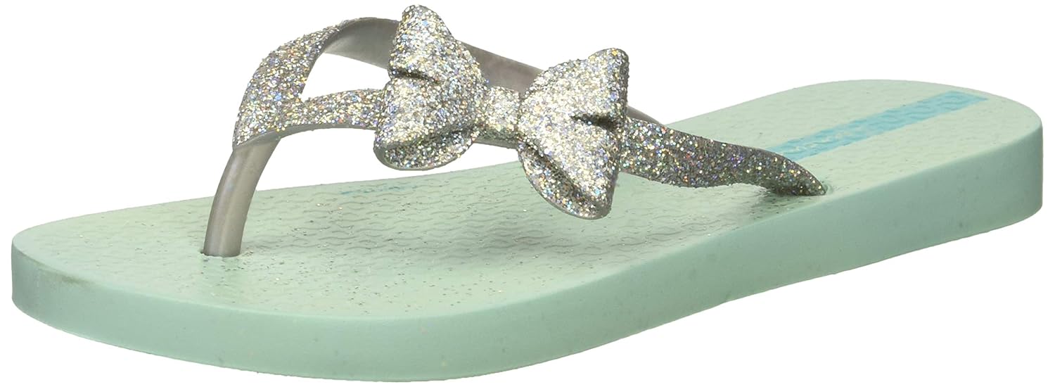 ipanema glitter bow flip flops