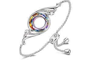 Kate Lynn ♥ Rise From the Ashes Phoenix Bracelet Made with Crystals from Austria, Adjustable Slider Bracelet for Women, Packaged with Jewelry Box, Birthday Gift for Women, Symbol of Luck and Renewal