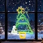 Christmas Tree Neon Sign, Tree LED Neon Light for Home Decor, 8H Timer & Speed Adjust, Festive Xmas Decorations Wall Art, Holiday Party Bedroom Living Room Cafe Bar
