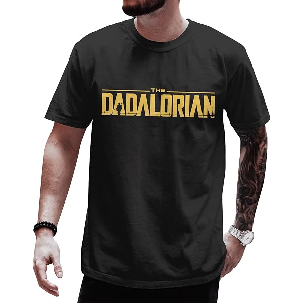T-shirt Humour Dadalorian Pour La Fête Des Pères - Coton Gildan - Taille Au Choix - Neuf Sans étiquettes