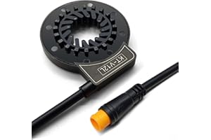 MUSELK Ebike KT V12-L Double Hall Pedal Assist Sensor，Electric Bike Left Crank 12 magents PAS System Assistant Sensor