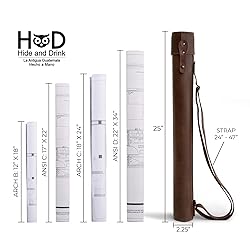 Hide & Drink, Architect Drawing Blueprint Tube with