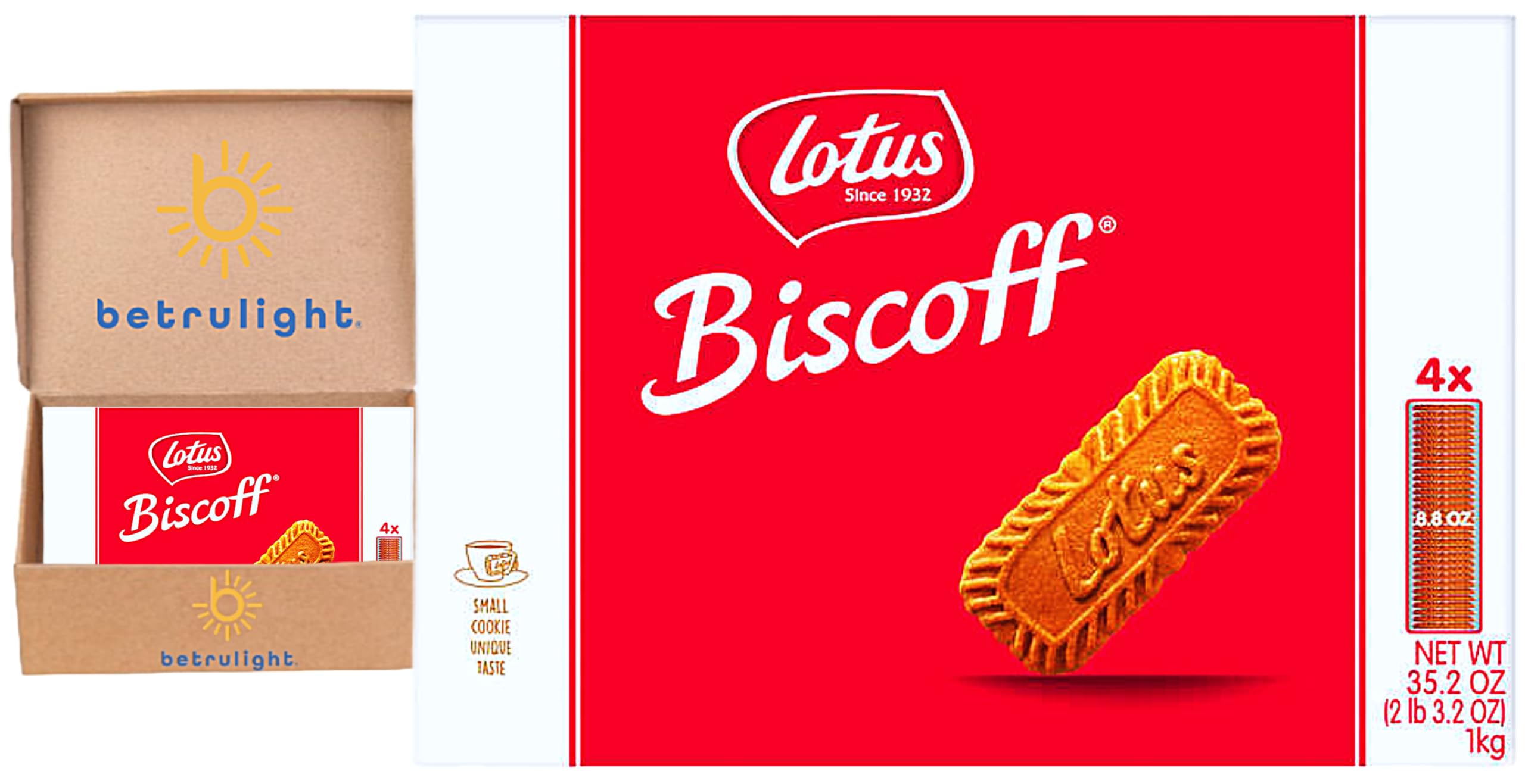 Biscoff Cookies | Vanilla Cream Filling Biscotti