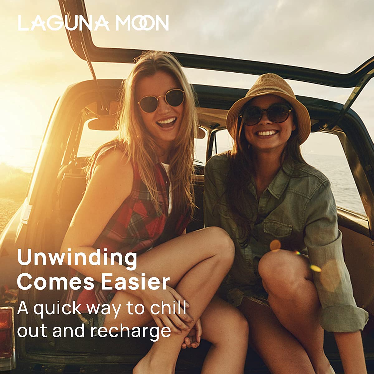 Lagunamoon Pure Tea Tree, Lavender, Lemon Essential Oils - Top 3 Piece Oil Gift Set for Diffusers, Humidifiers, Massages, Yoga Room, Home, Office - Safe for Skin, Hair, & Nails (90mL Total)