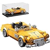 TYCOLE Super Sports Car Building Block Set with Display Case,Speed Race Car Building Kits Construction Toy,Collectible Car Mo