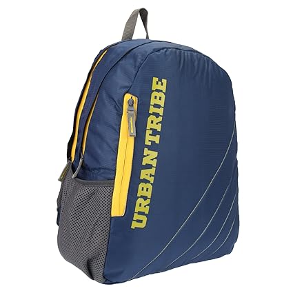 Urban Tribe Capetown 25 litres Navy Blue Laptop Backpack with Anti-Theft Feature.