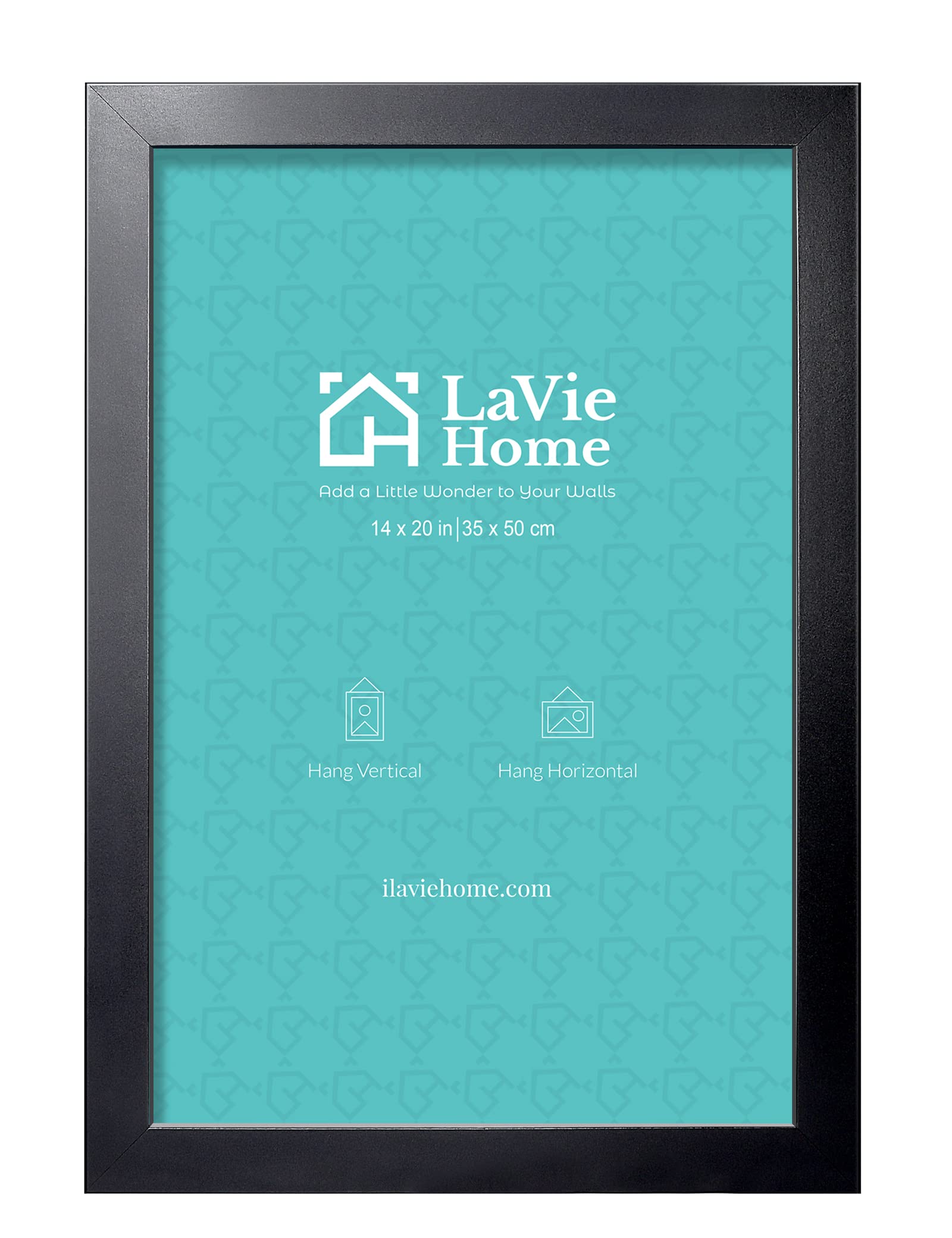 LaVie Home 14 x 20 Picture Frame Black, 14 By 20