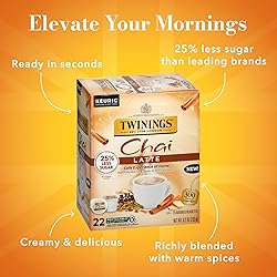 Twinings Chai Latte Black Tea K-Cup Pods for