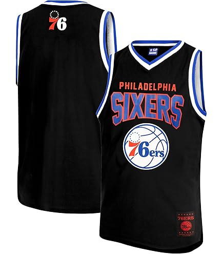 Amazon.com : Mitchell and Ness Erving Sixers #6 Red Swingman