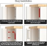 Jiayi Magnetic Cupboard Catch 12 Pack Ultra Thin 3.95mm Cabinet Magnets view 6