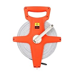 QWORK Tape Measure, 1/2" x 330' Open Reel Dual