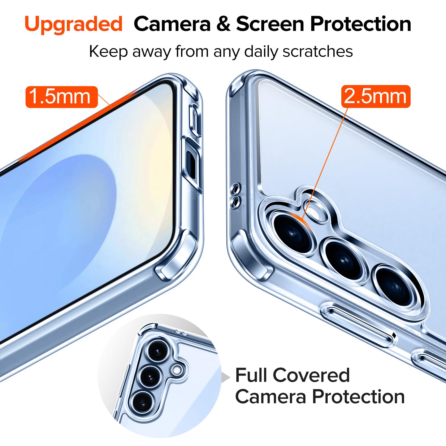 ivoler 3-in-1 Case for Samsung Galaxy S25 5G 6.2