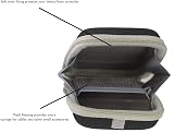 Navitech Black Hard Carry Case for AlcoSense Pro Breathalyzer - Shockproof view 2
