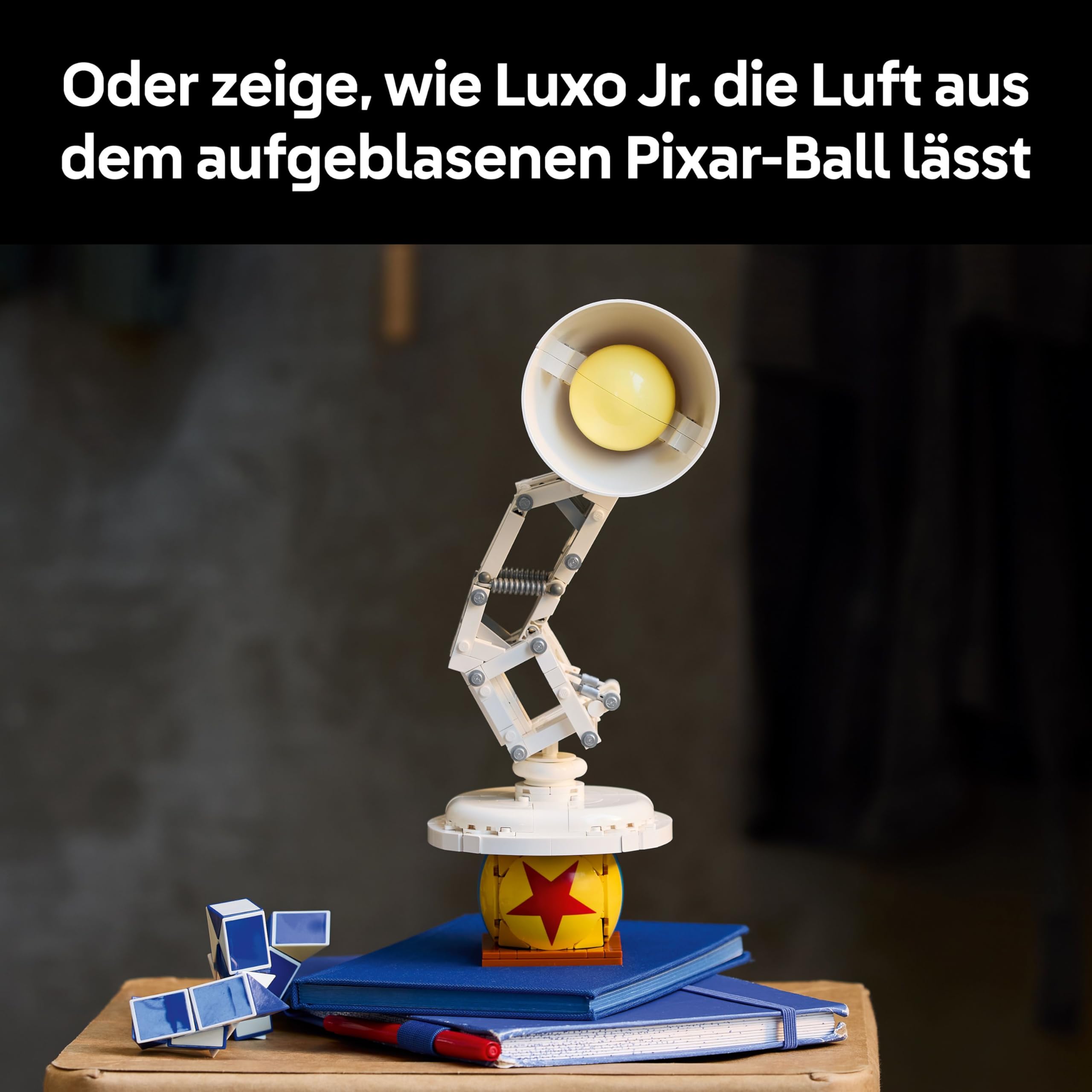 LEGO Ideas | Disney Pixar Set - Modellbau für Erwachsene - 3D Puzzle mit versteckten Filmreferenzen - DIY Schreibtisch Deko - Geschenkidee zum Vatertag für Sammler - 21357 7
