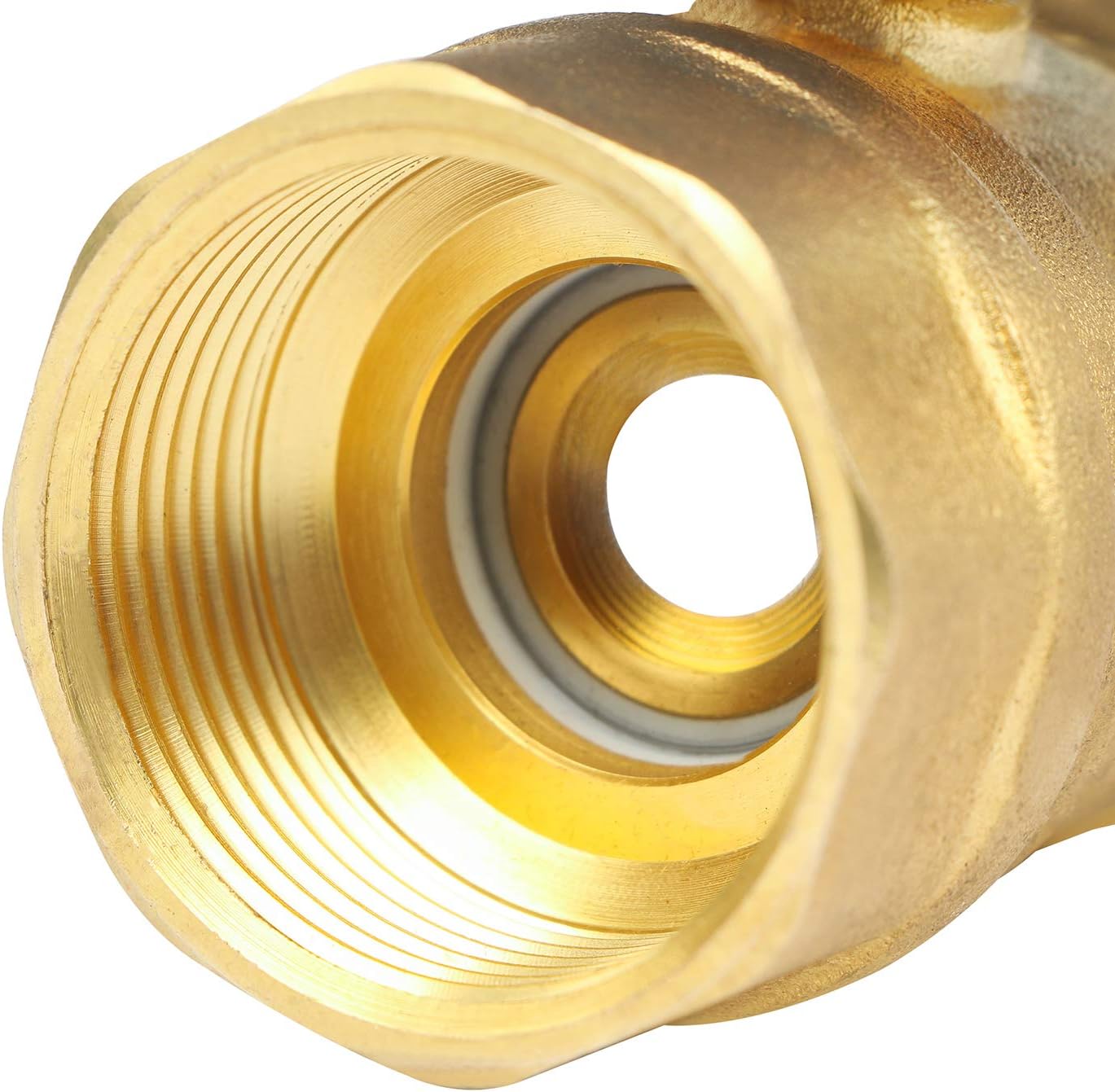 U.S. Solid 1 1/4" Brass Motorized Ball Valve 220V AC (85-265 V AC) DN32 Electrical Ball Valve, 2 Wire Auto Return Setup - Image 5