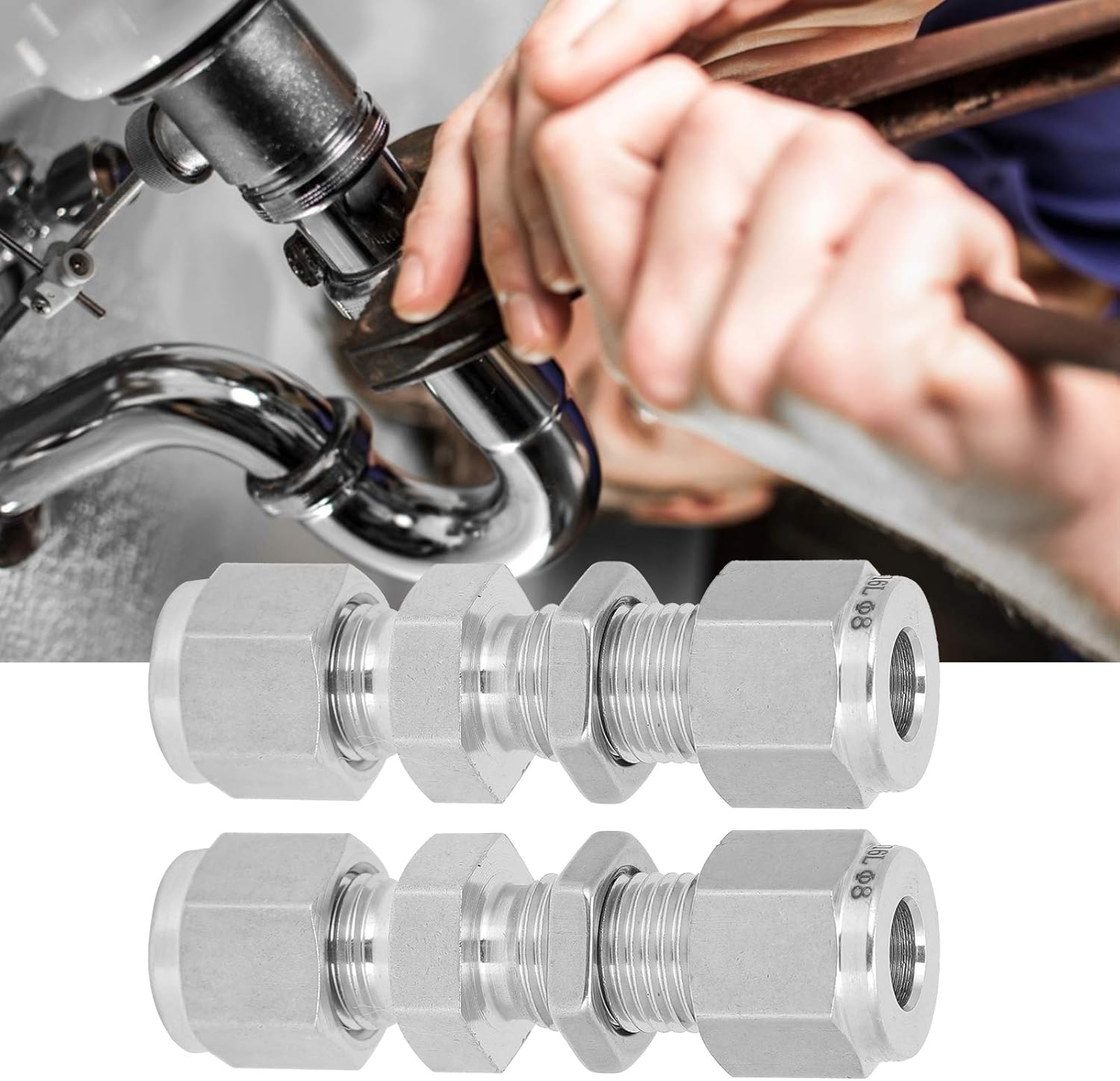 Compression Bulkhead, Smooth Reliable Firm Delicate Safe Stainless