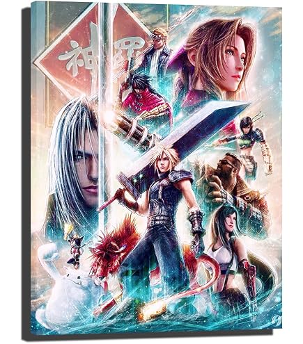 Amazon.com: PrimePoster - Final Fantasy VII Remake Poster Glossy