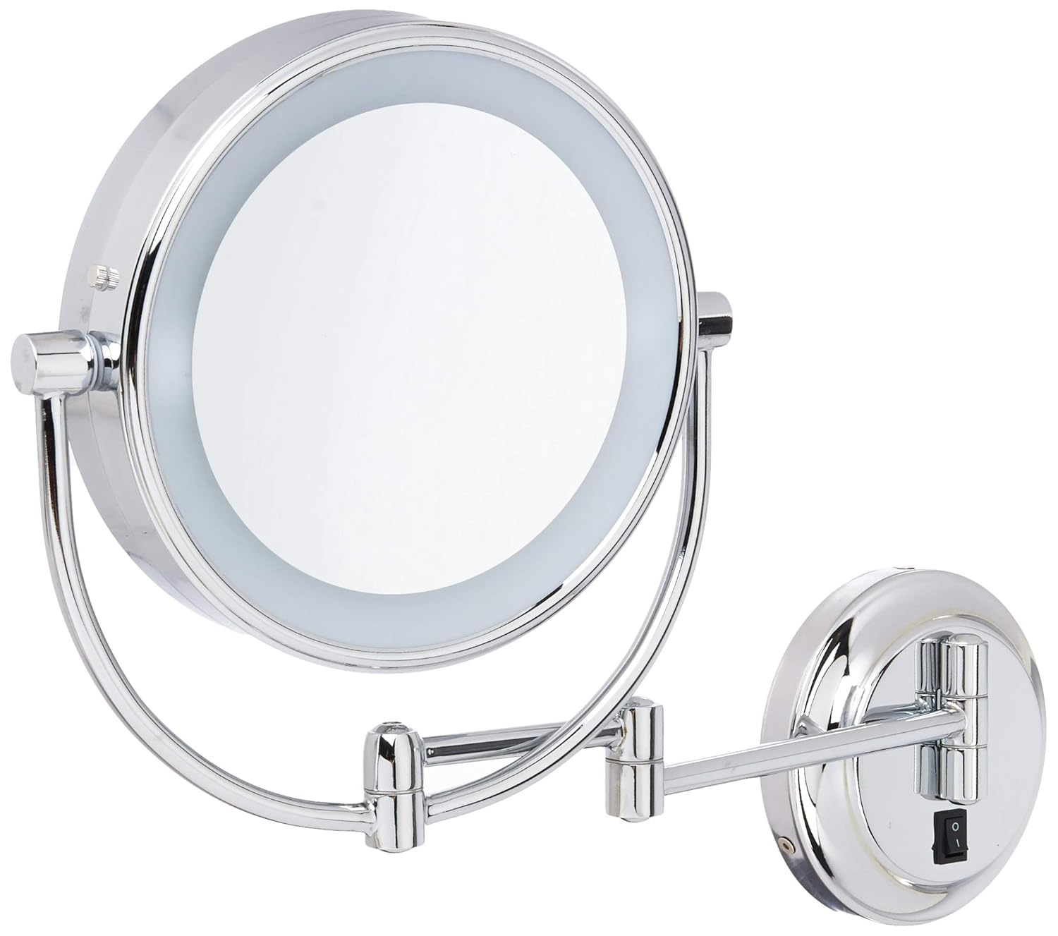 Kimball & Young Chrome NEOMODERN LED Lighted Wall Mirror - Hardwired