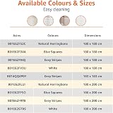 Amazon Basics Shower Curtain with Hooks 180 x 180 cm White Mould Resistant view 4