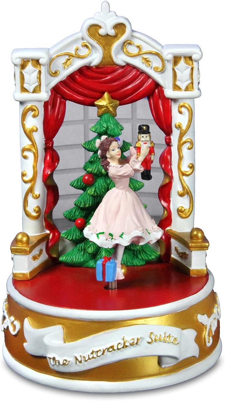 Nutcrackers - The San Francisco Music Box Company Clara and The Nutcracker Suite Rotating Musical