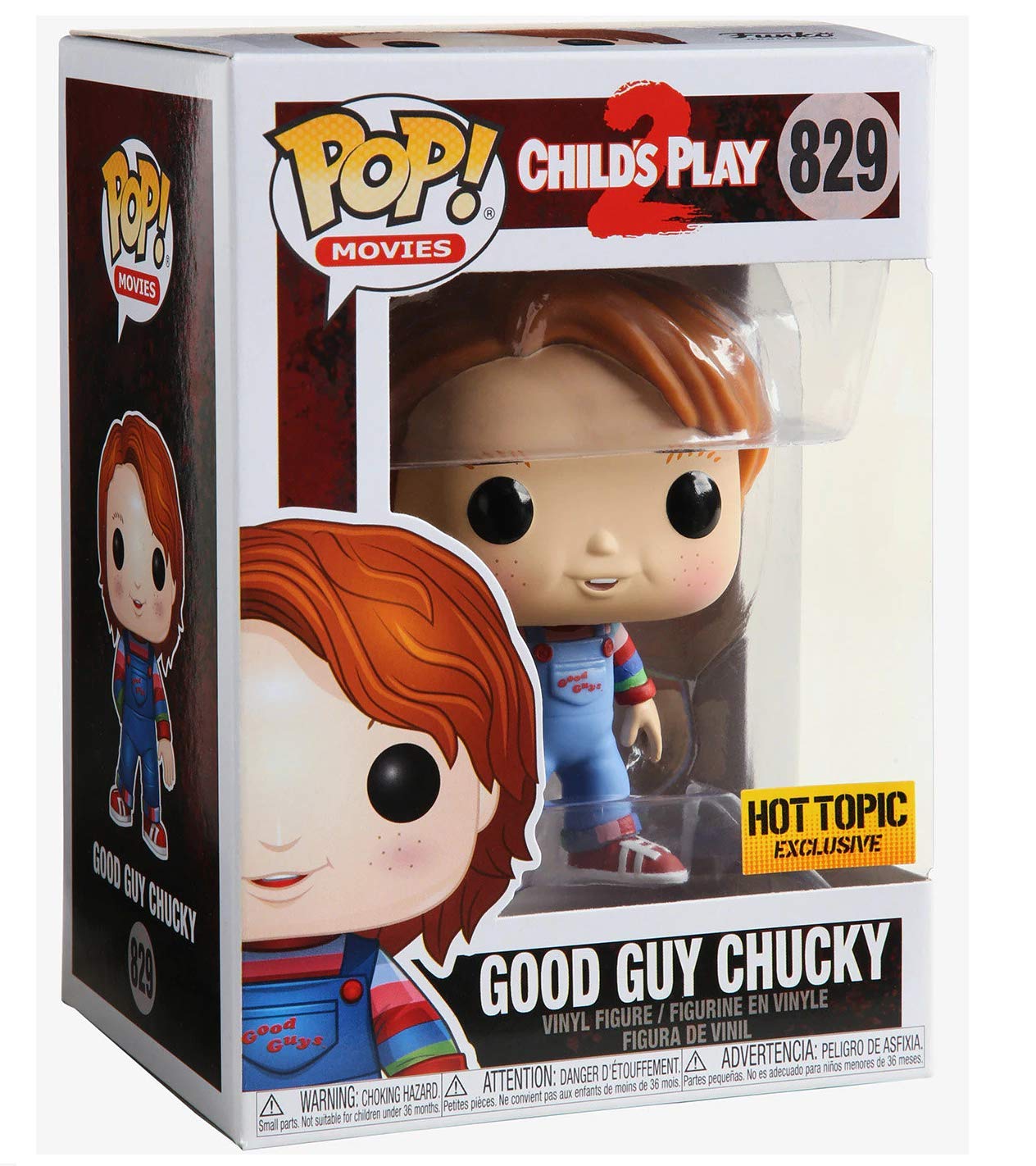 Funko - Childs Play 2 Chucky Vinyl Figure - Collectible, Multicolor (39945)