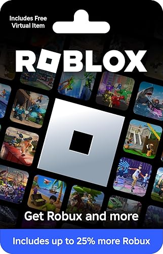 Roblox Physical Gift Card [Includes Free Virtual Item] [Redeem Worldwide]
