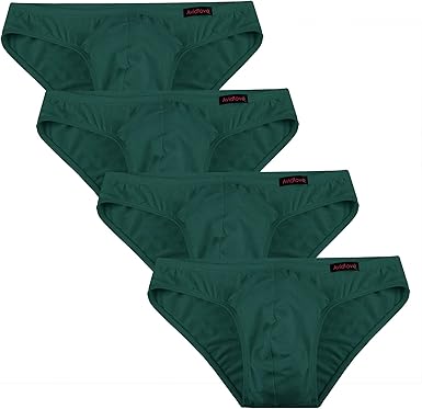 Avidlove Men S Underwear Bikini Briefs Low Rise Thong Underwear Pack Of 4 Amazon De Bekleidung