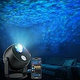 Govee Star Light Projector with Ocean Wave Ripple Effects | Works with Matter and Alexa, 40+ Scene Modes, 18 White Noise Options, LED Night Light Projector for Bedroom, Without Plug