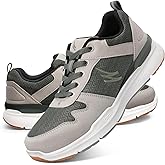 Walking Shoes for Men with Arch Support - Orthopedic Comfortable Sneakers for Plantar Fasciitis - Breathable Non Slip Shoes for Flat Feet & Pain Relief