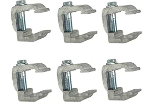 GCi STRONGER BY DESIGN G-16 Pinch Clamps for Inside Mount Tonneau Covers (6 Pack). Made in USA with Structural Aluminum. Roll Up, Hard, Soft Covers and Tops on Pickup Trucks