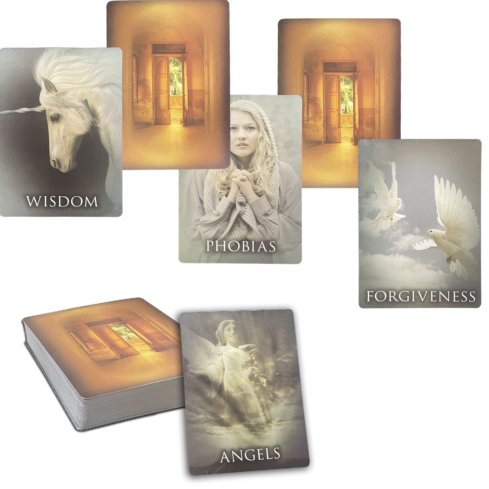 Oracle Cards, Past Life Oracle Card, A-44 Card Fortune Telling Love Tarot Cards, Divination CardK,E-Guidebook…