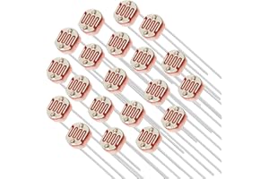 Chanzon 5mm 1 Ω ohm Photoresistor LDR Resistor 5528 GL5528 Light-Dependent Photoconductor 20pcs Photo Light Sensitive