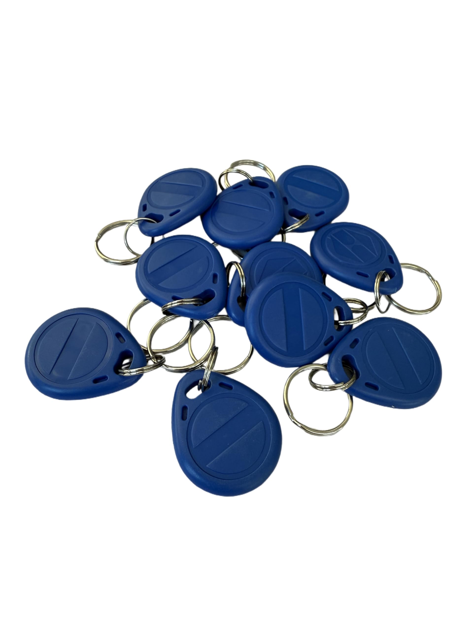 YARONGTECH RFID Rewritable tag T5577 125Khz Writable Waterproof Blue Hotel Keychain (Pack of 10) — image 1