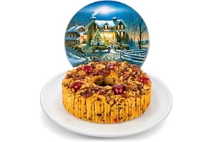 Beatrice Bakery Co. Ye Olde English Non-Alcholic Fruitcake, Grandma's Baked Fresh Delicious Dessert Made With the Finest Fruits and Nuts, Kosher Certified, Est. 1917 (32 Ounce Tin)