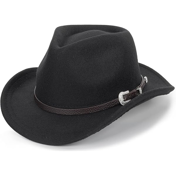 Chapeau De Cowboy Pour Enfants - Style Western Garçon/fille - Déguisement Halloween Noël - Taille Ajustable 2-7 Ans
