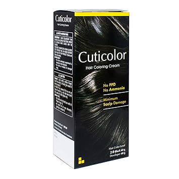 Cuticolor Permanent Hair Color Cream (Black)
