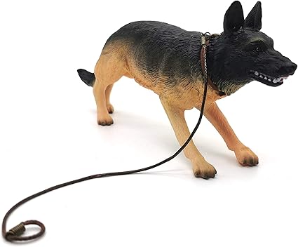Amazon.com: Warmtree 1/6 Escala 8.7 pulgadas perro de policía pastor alemán juguete para la figura de acción accesorios soldados militares mini animales figuras regalo adulto: Toys \u0026 Games