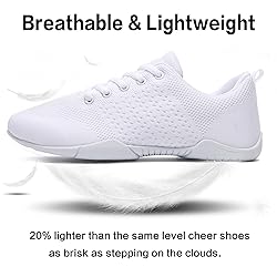 Cheer Shoes for Girls Womens White Cheer Shoes